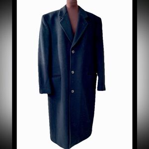 SILVER CLOUD s46 blk cashmere Bld topcoat-lined-dressy